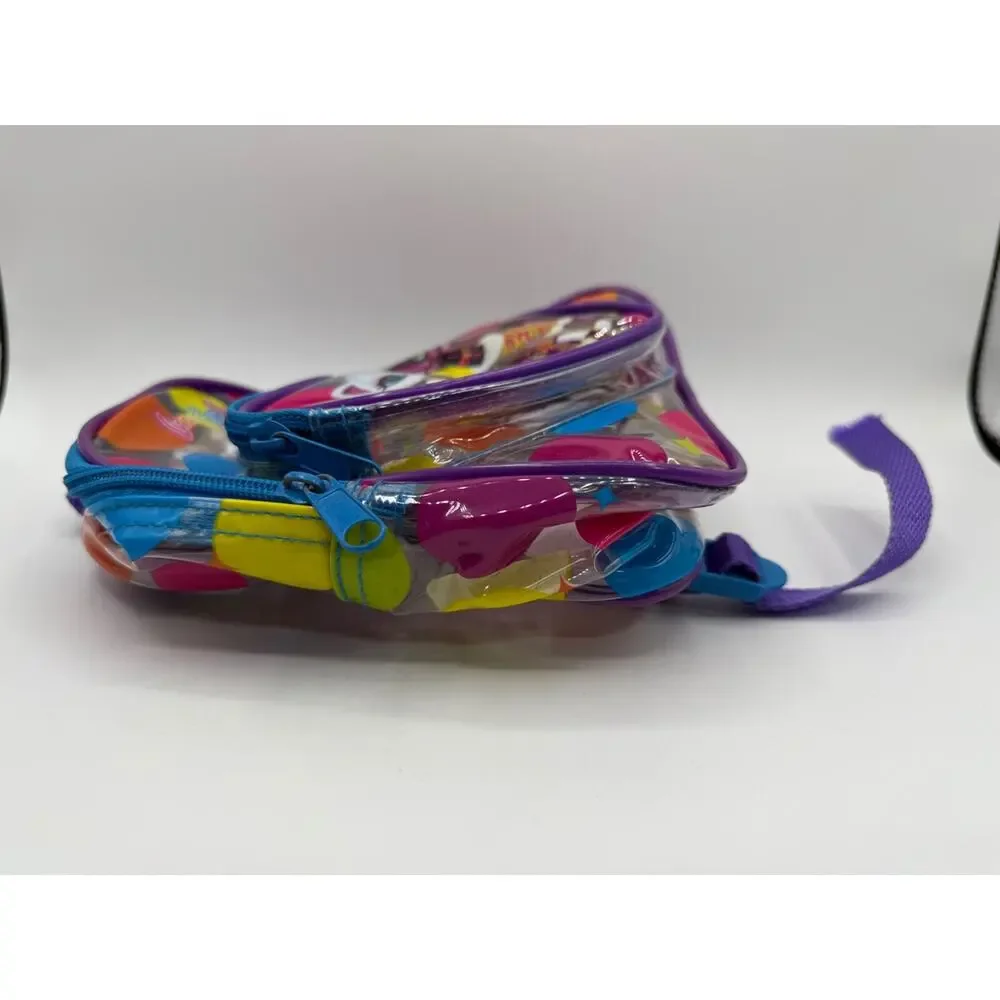 Vintage Lisa Frank Roxie & Rollie Siamese Cats Clear Mini Backpack